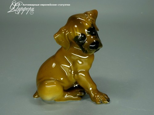 Купить фарфоровые статуэтки Rosenthal, Щенок боксера, Германия